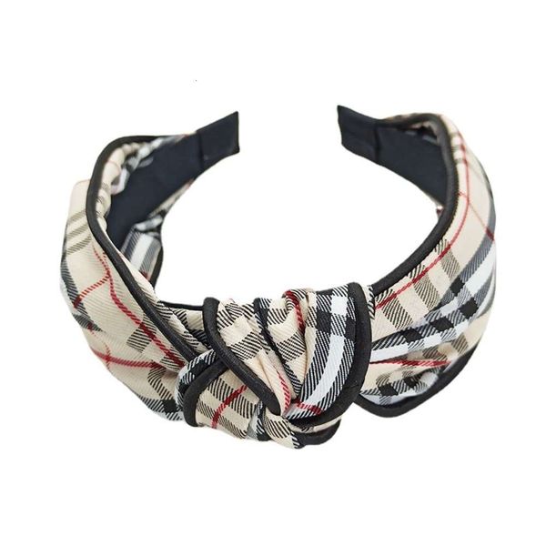 new style wind knot plaid wide edge band head button cloth bowknot hair ornament, Silver
new style wind knot plaid wide edge band head button cloth bowknot hair ornament, Silver