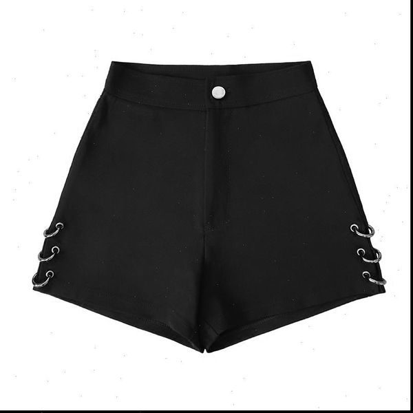 summer black womens short split shorts for women loose rings decoration fashion female drop good quality, White;black
summer black womens short split shorts for women loose rings decoration fashion female drop good quality, White;black