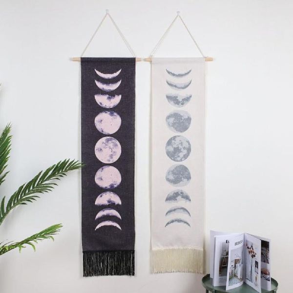 decorative objects & figurines fabric cloth hanging tapestry with moon appearance cycle paintings tassel for home living room wall decoratio
decorative objects & figurines fabric cloth hanging tapestry with moon appearance cycle paintings tassel for home living room wall decoratio