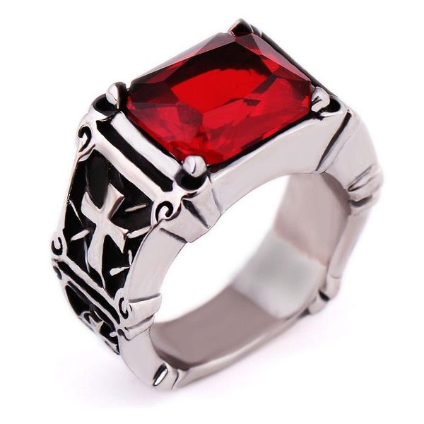 arrival big red cz zircon ring men's biker 316l stainless steel punk rock style skull rings jewelry cluster, Golden;silver
arrival big red cz zircon ring men's biker 316l stainless steel punk rock style skull rings jewelry cluster, Golden;silver