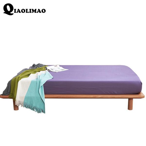 sheets & sets 1pc 100% polyester fitted sheet mattress cover solid color sanding bedding four corners with elastic band bed 160cm*200cm 
sheets & sets 1pc 100% polyester fitted sheet mattress cover solid color sanding bedding four corners with elastic band bed 160cm*200cm