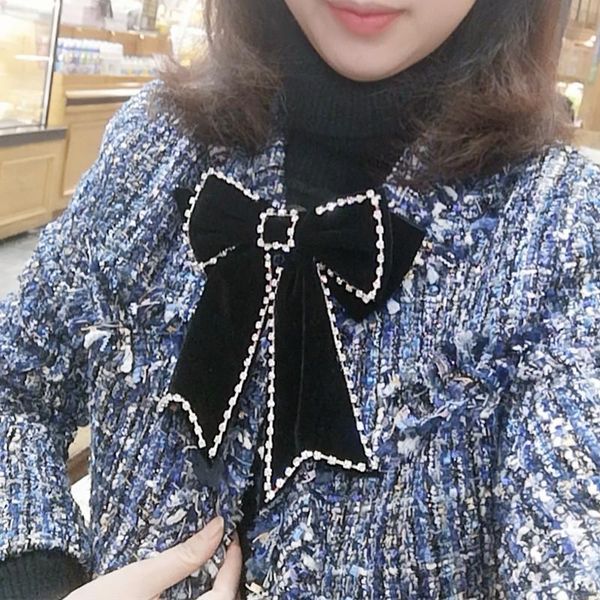 pins, brooches korean balck fabric bow brooch lace ctystal pearl bowkont necktie shirt collar fashion for women jewelry accessories, Gray
pins, brooches korean balck fabric bow brooch lace ctystal pearl bowkont necktie shirt collar fashion for women jewelry accessories, Gray