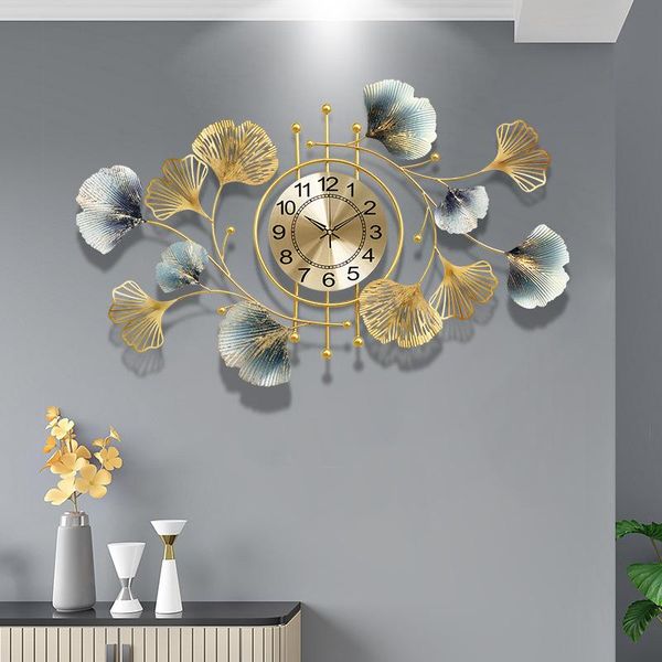 wall clocks large clock gold foil ginkgo leaf home decor silent hanging watch la026
wall clocks large clock gold foil ginkgo leaf home decor silent hanging watch la026