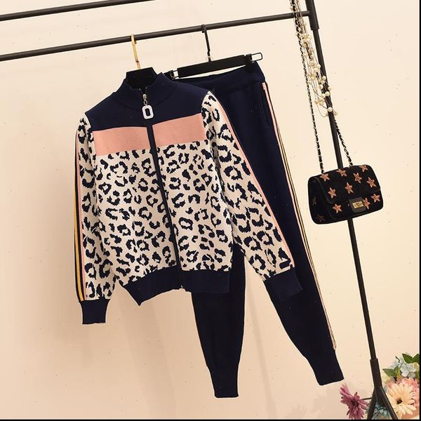 autumn winter womens tracksuits tracksuit women leopard print zipper cardigans pants 2pcs fashion hit color slim jumper trousers set, Gray
autumn winter womens tracksuits tracksuit women leopard print zipper cardigans pants 2pcs fashion hit color slim jumper trousers set, Gray