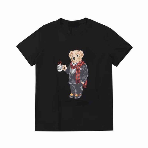 women's t-shirt summer women album mood short-sleeved ralp t-shirt printing bear fashion street casual woman tshirts tfug, White
women's t-shirt summer women album mood short-sleeved ralp t-shirt printing bear fashion street casual woman tshirts tfug, White