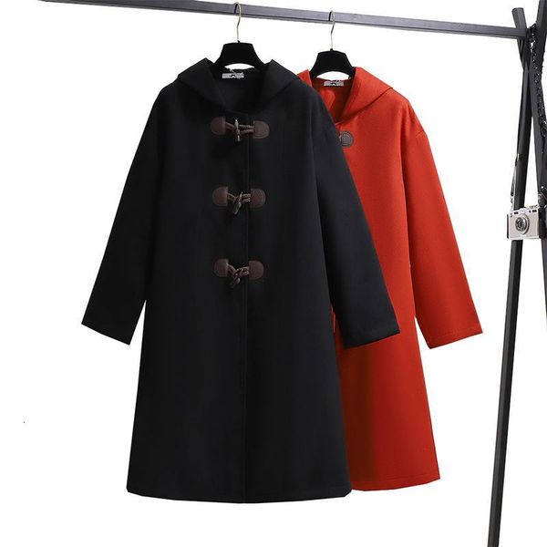 women's wool & blends plus size coats women outerwear winter korean thick double-sided an overcoat ladies long horn button en trench co, Black
women's wool & blends plus size coats women outerwear winter korean thick double-sided an overcoat ladies long horn button en trench co, Black