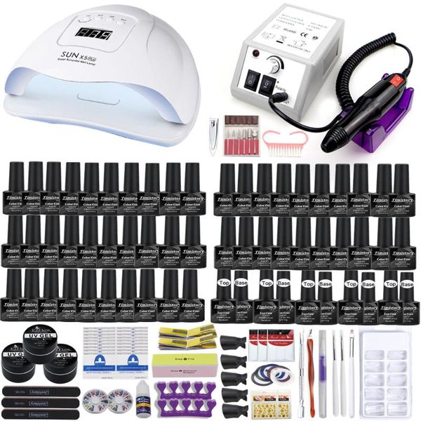 nail art kits manicure set with 120w/80w/54w uv led lamp 20000rpm drill machine 50 color gel polish kit tools
nail art kits manicure set with 120w/80w/54w uv led lamp 20000rpm drill machine 50 color gel polish kit tools