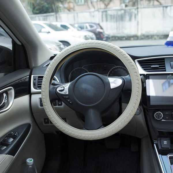 steering wheel covers universal cover tire pattern case anti-slip protector silicone grip accessory for decoration
steering wheel covers universal cover tire pattern case anti-slip protector silicone grip accessory for decoration