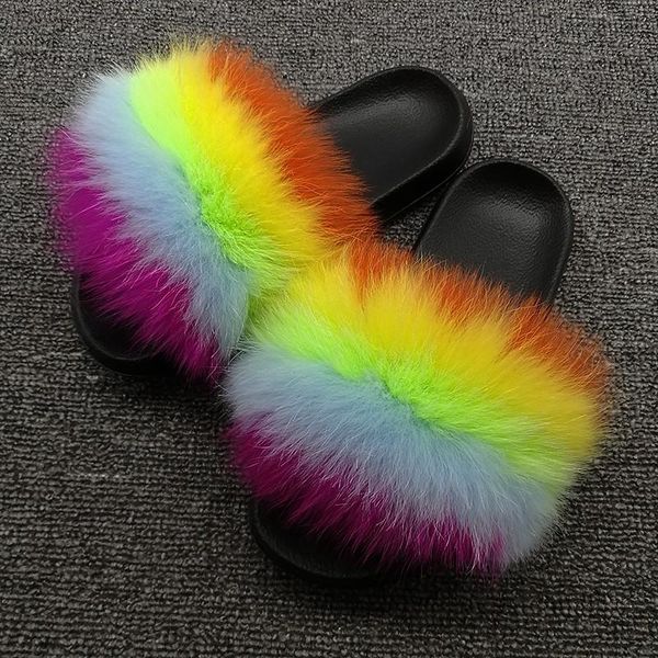 slippers summer women's fur real woman slides home furry flat sandals female cute fluffy house shoes flip flops, Black
slippers summer women's fur real woman slides home furry flat sandals female cute fluffy house shoes flip flops, Black