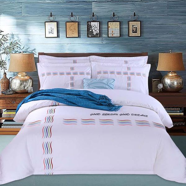 bedding sets luxury 100% cotton white set embroidery duvet cover high king bed gift quality sheet european with
bedding sets luxury 100% cotton white set embroidery duvet cover high king bed gift quality sheet european with