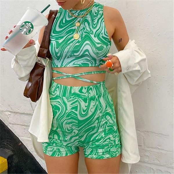 women's tracksuits y2k autumn green tie dye tracksuit women shorts set 2021 sleeveless crop and high waist casual urban two piece, Gray
women's tracksuits y2k autumn green tie dye tracksuit women shorts set 2021 sleeveless crop and high waist casual urban two piece, Gray