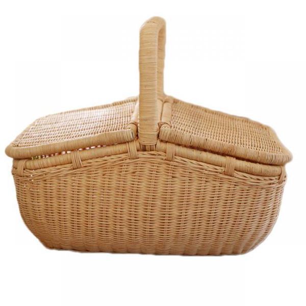 storage baskets 600 rattan picnic basket with lid environmental protection blue outdoor camping garden portable
storage baskets 600 rattan picnic basket with lid environmental protection blue outdoor camping garden portable