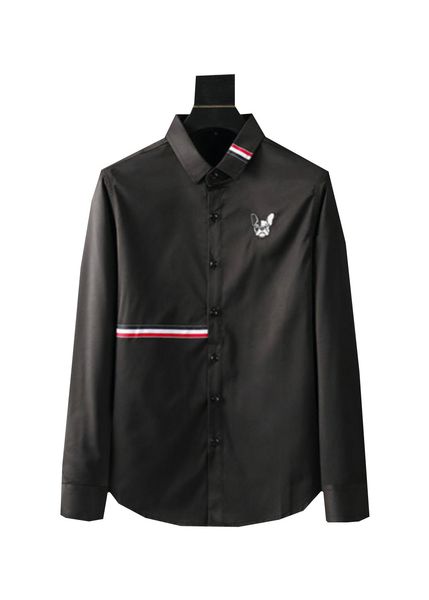 2021 luxury designer men's suit fashion casual shirt brand spring and autumn slim the most fashionable clothing #50, White;black
2021 luxury designer men's suit fashion casual shirt brand spring and autumn slim the most fashionable clothing #50, White;black