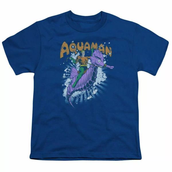 aquaman ride kids youth t shirt licensed justice dc comics tee royal blue, White;black
aquaman ride kids youth t shirt licensed justice dc comics tee royal blue, White;black