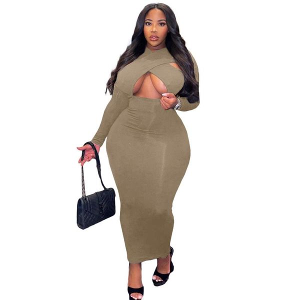 plus size dresses hollow out bodycon long sleeve dress women skinny elegant red yellow robe longue fall clothes 4xl, Black
plus size dresses hollow out bodycon long sleeve dress women skinny elegant red yellow robe longue fall clothes 4xl, Black