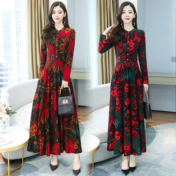 casual dresses coigarsam women dress winter autumn 2021 office lady korea style knitting print long sleeve stand neck red green, Black;gray
casual dresses coigarsam women dress winter autumn 2021 office lady korea style knitting print long sleeve stand neck red green, Black;gray