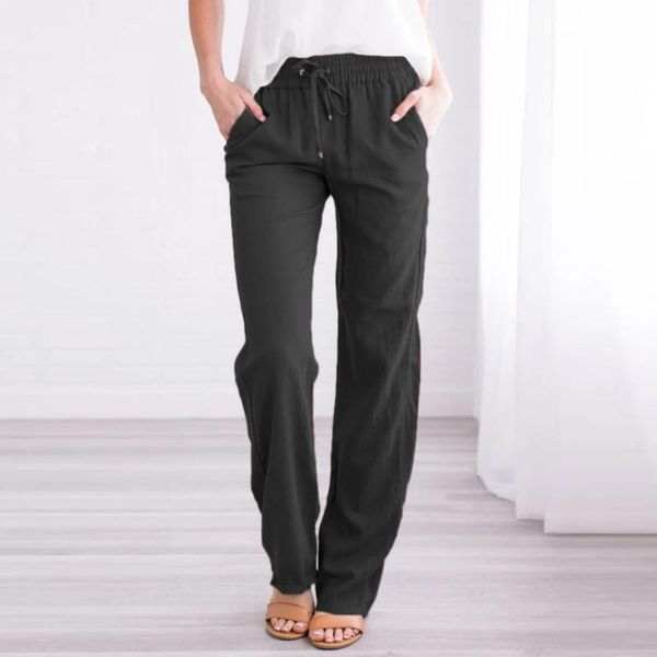women's pants & capris women casual cotton and linen solid drawstring elastic waist long straight loose pocket sweatpants trouser plus, Black;white
women's pants & capris women casual cotton and linen solid drawstring elastic waist long straight loose pocket sweatpants trouser plus, Black;white