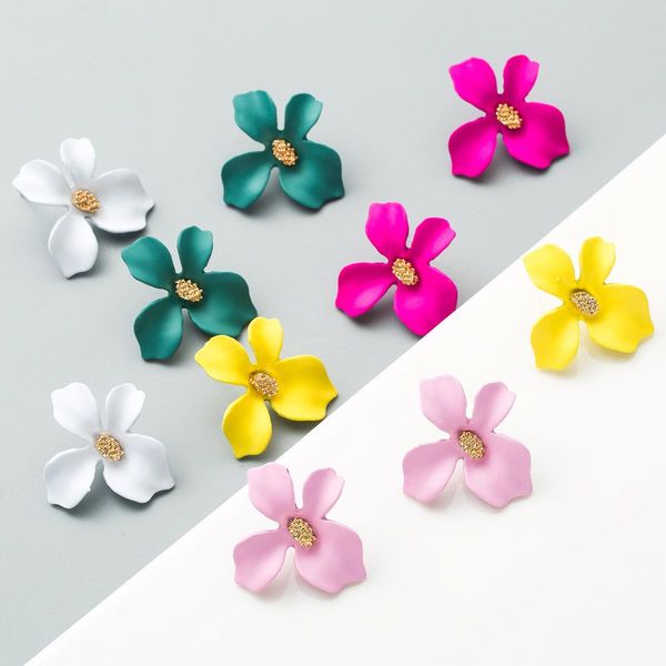candy color flower stud earring stylish alloy small fresh petals earring personality earring for women girls korea style jewelry, Golden;silver
candy color flower stud earring stylish alloy small fresh petals earring personality earring for women girls korea style jewelry, Golden;silver