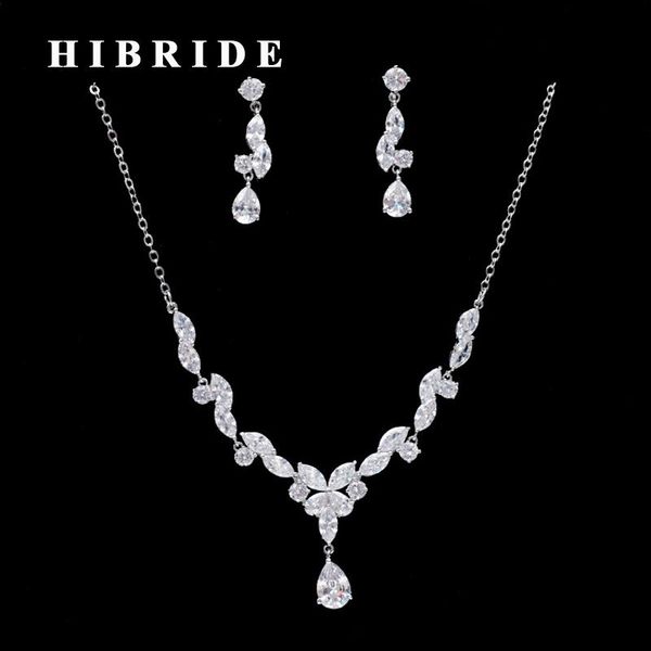 earrings & necklace hibride water drop cubic zirconia brazil style wedding jewelry sets luxury set dress accessories n-254, Silver
earrings & necklace hibride water drop cubic zirconia brazil style wedding jewelry sets luxury set dress accessories n-254, Silver