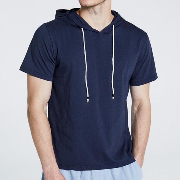 men's t-shirts summer men hoodie short sleeve solid color hooded drawstring t-shirt pullover tee shirt casual male sportswear clothing, White;black
men's t-shirts summer men hoodie short sleeve solid color hooded drawstring t-shirt pullover tee shirt casual male sportswear clothing, White;black