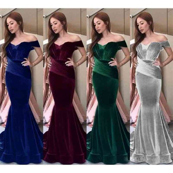 autumn and winter 2019 new women's off shoulder evening dress waist fishtail skirt, White;black
autumn and winter 2019 new women's off shoulder evening dress waist fishtail skirt, White;black