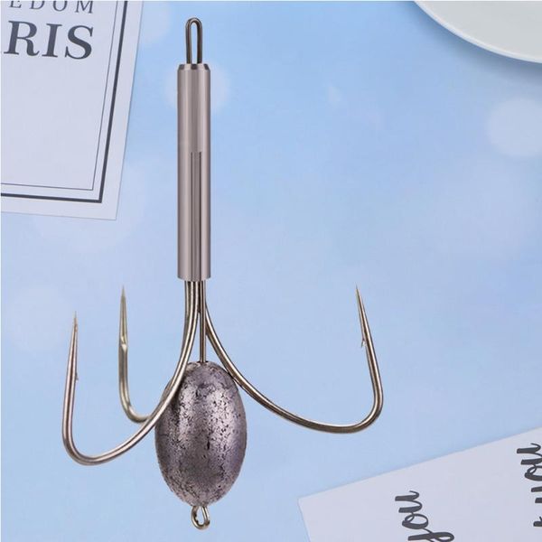 fishing hooks 2pcs folding three anchors hook with sinker accessory tackle (silver)
fishing hooks 2pcs folding three anchors hook with sinker accessory tackle (silver)