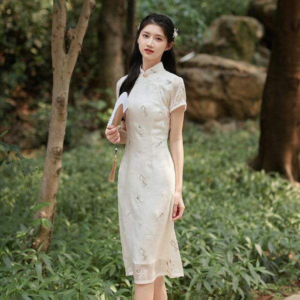 67046# summer young girl modified dress vintage retro chinese improved cheongsam elegant mandarin collar female qipao ethnic clothing, Red
67046# summer young girl modified dress vintage retro chinese improved cheongsam elegant mandarin collar female qipao ethnic clothing, Red