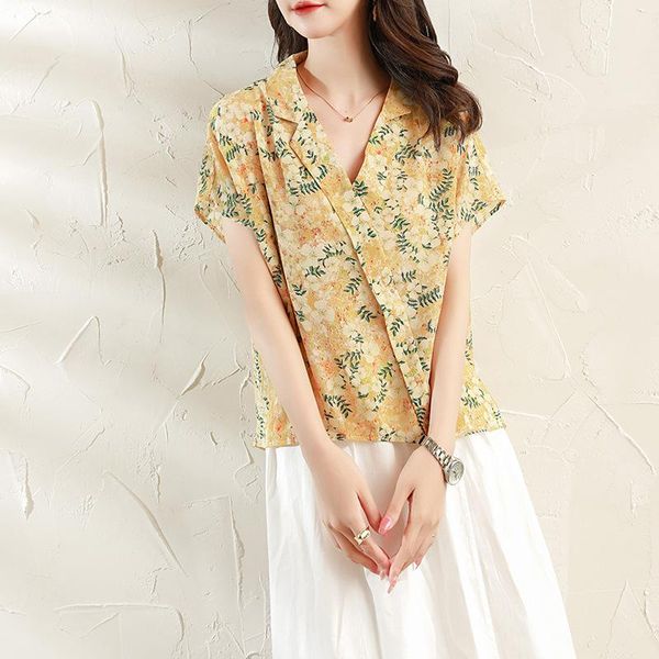 women's blouses & shirts v-neck shirt in summer 2021, White
women's blouses & shirts v-neck shirt in summer 2021, White