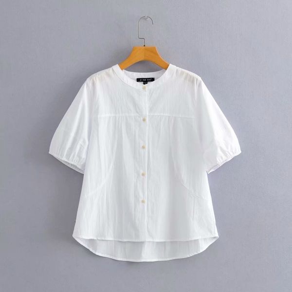 women's blouses & shirts women spring casual half puff sleeve white blouse female fashion o-neck single breasted cotton loose shir
women's blouses & shirts women spring casual half puff sleeve white blouse female fashion o-neck single breasted cotton loose shir