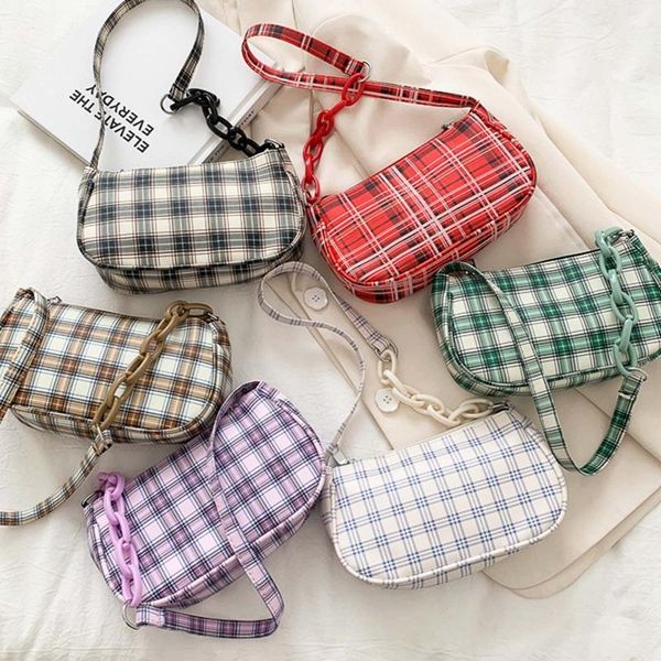 small plaid chains designer vintage bag women's ladies handbag female luxury sac shoulder bags
small plaid chains designer vintage bag women's ladies handbag female luxury sac shoulder bags