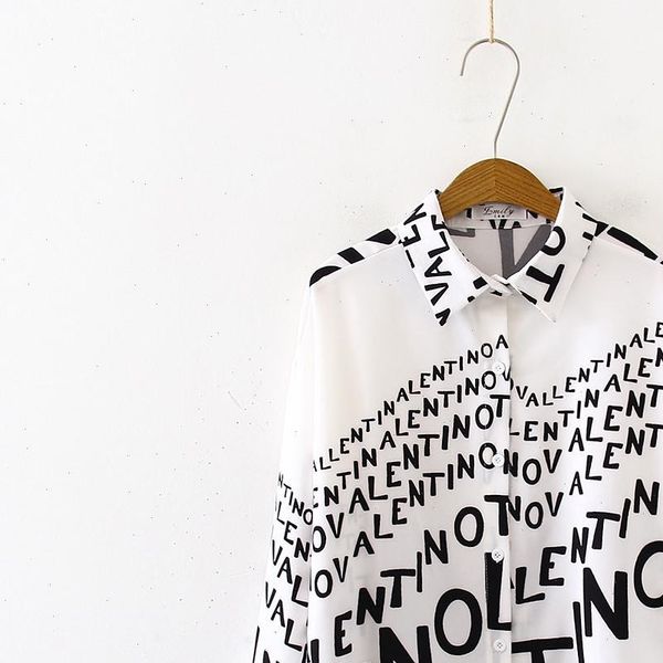 spring summer men couple women blouses fashion letter printing harajuku streetwear long sleeve loose shirt, White
spring summer men couple women blouses fashion letter printing harajuku streetwear long sleeve loose shirt, White