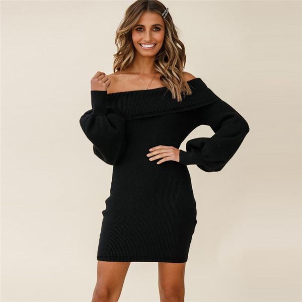 casual dresses black red green fall for women 2021 knitted sweater dress off shoulder slash neck short ribbed bodycon, Black;gray
casual dresses black red green fall for women 2021 knitted sweater dress off shoulder slash neck short ribbed bodycon, Black;gray