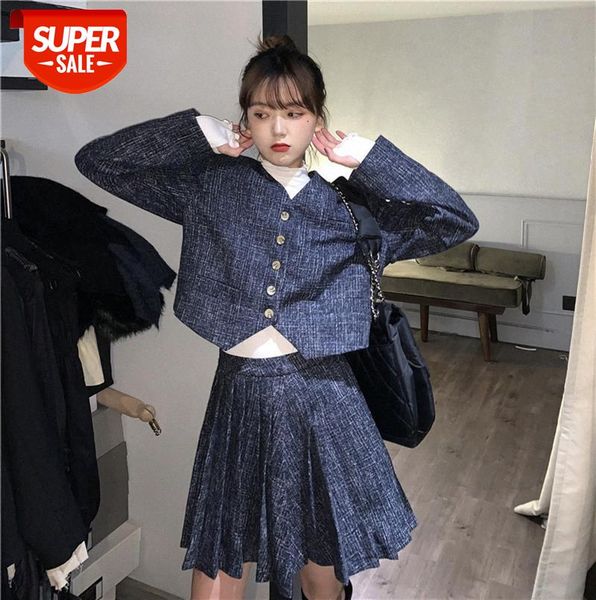 college style pleated half-length skirt, western jacket, salt line, jk uniform, fried street two-piece suit, little girl #dl7w, Black
college style pleated half-length skirt, western jacket, salt line, jk uniform, fried street two-piece suit, little girl #dl7w, Black