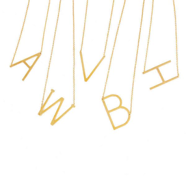 fast shipping gold 26 letter stainless steel pendant necklace letter personality simple feminine clavicle chain trendy charm jew g220310, Silver
fast shipping gold 26 letter stainless steel pendant necklace letter personality simple feminine clavicle chain trendy charm jew g220310, Silver