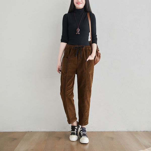 capris 2021 springtime elastic waist velvet retro-vintage female pants truses t033, Black;white
capris 2021 springtime elastic waist velvet retro-vintage female pants truses t033, Black;white