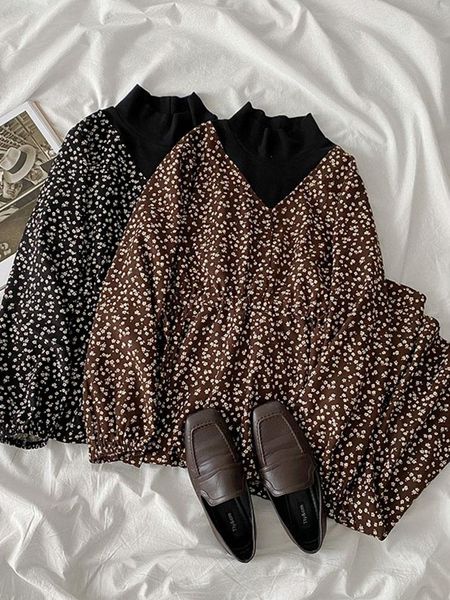 casual dresses wavsiyier vintage spring elegant print floral turtleneck long sleeve woman a-line 2021 dress women party autumn korean, Black;gray
casual dresses wavsiyier vintage spring elegant print floral turtleneck long sleeve woman a-line 2021 dress women party autumn korean, Black;gray