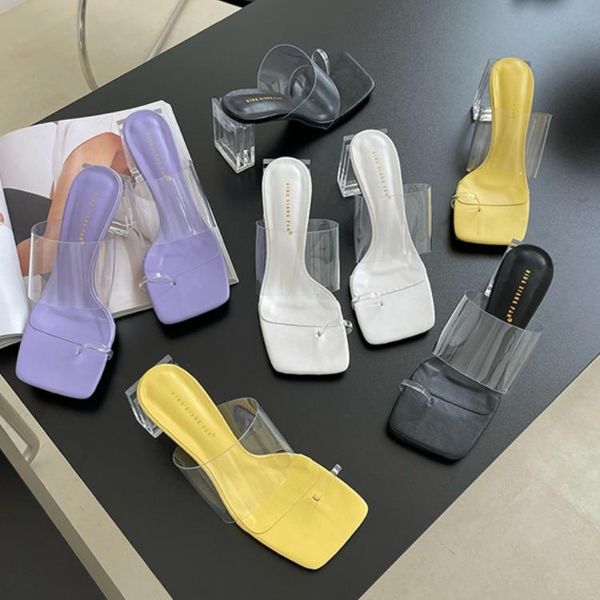 slippers shoes women summer rubber flip flops square toe pantofle transparent heel heeled mules slides low fashion hawaiian 2021, Black
slippers shoes women summer rubber flip flops square toe pantofle transparent heel heeled mules slides low fashion hawaiian 2021, Black