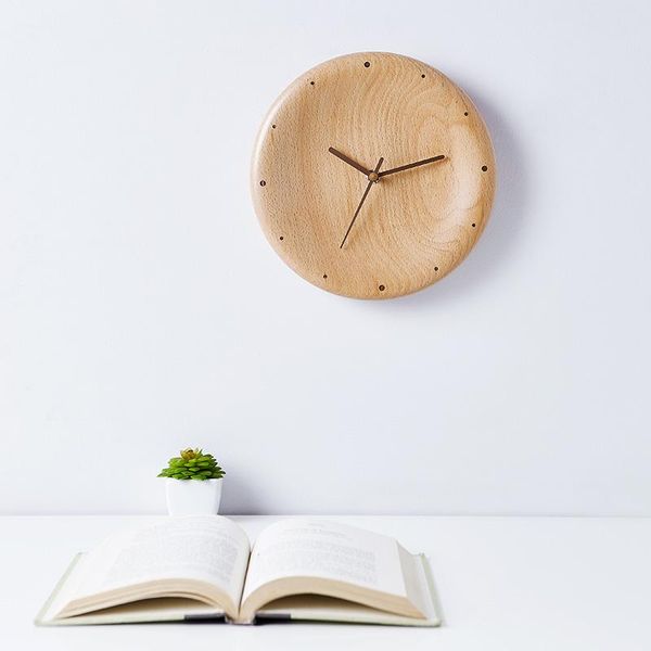 original solid wall clock wood silent bedroom living room simple wooden small creative zegar home decoration ez50 clocks
original solid wall clock wood silent bedroom living room simple wooden small creative zegar home decoration ez50 clocks