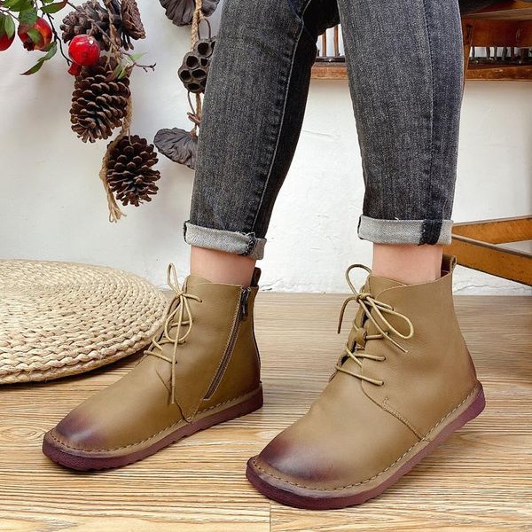 boots genuine leather women shoes lace-up platform 2021 winter round toe flat with sewing leisure handmade ladies mujer, Black
boots genuine leather women shoes lace-up platform 2021 winter round toe flat with sewing leisure handmade ladies mujer, Black