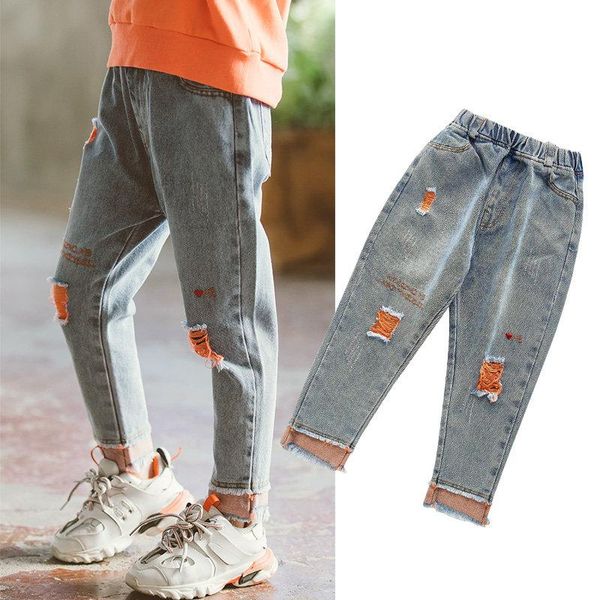 jeans 2021 spring kids pants for girls casual embroidery heart ripped autumn trousers 6 8 10 12y, Blue
jeans 2021 spring kids pants for girls casual embroidery heart ripped autumn trousers 6 8 10 12y, Blue