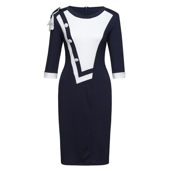work dresses hxroolrp 2021 spring autumn women bowknot shoulder zipper back color block patchwork 3/4 sleeve sheath lady ol dress f1, White;black
work dresses hxroolrp 2021 spring autumn women bowknot shoulder zipper back color block patchwork 3/4 sleeve sheath lady ol dress f1, White;black