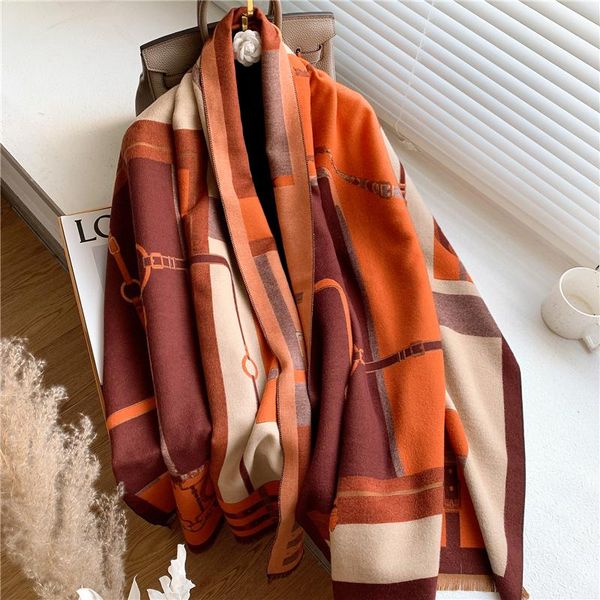 scarves luxury winter thick cashmere scarf hijab print belt splice pashmina shawl wraps female design blanket stoles foulard 2021, Blue;gray
scarves luxury winter thick cashmere scarf hijab print belt splice pashmina shawl wraps female design blanket stoles foulard 2021, Blue;gray