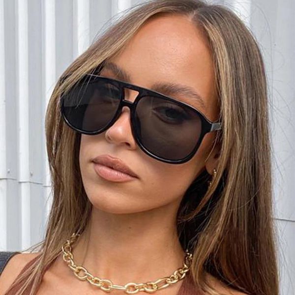 sunglasses dytymj vintage oversized women 2021 designer eyewear for women/men retro mujer, White;black
sunglasses dytymj vintage oversized women 2021 designer eyewear for women/men retro mujer, White;black