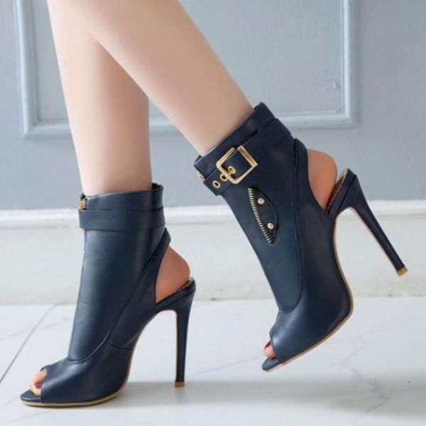 fanyuan women sandals fashion zipper buckle high heel summer shoes party club lady street footwear size 34-43, Black
fanyuan women sandals fashion zipper buckle high heel summer shoes party club lady street footwear size 34-43, Black