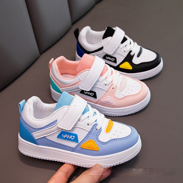 childrens shoes summer 2021 childrens shoes pu leather soft soled sports shoes girls fashion breathable student sneakers, Black;red
childrens shoes summer 2021 childrens shoes pu leather soft soled sports shoes girls fashion breathable student sneakers, Black;red