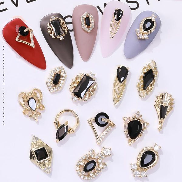 nail art decorations 3pcs luxury black zircon crystal rhinestones forpendant access alloy gold fashion jewelry ornaments, Silver;gold
nail art decorations 3pcs luxury black zircon crystal rhinestones forpendant access alloy gold fashion jewelry ornaments, Silver;gold