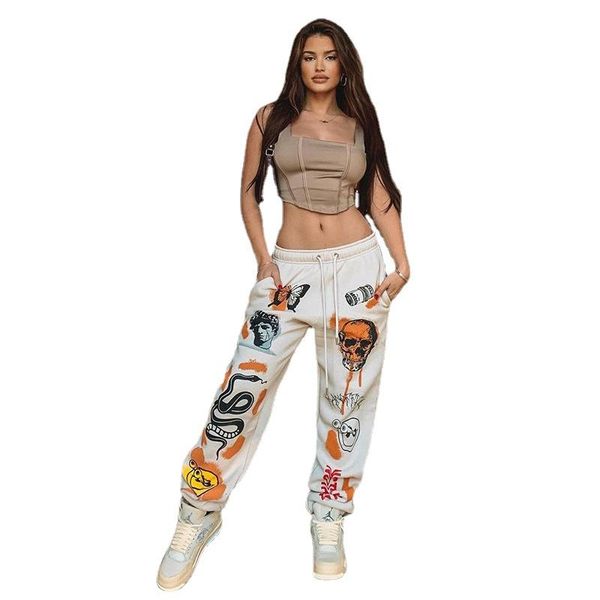 women's pants & capris summer hip-hop graphic sweatpants 2021 jogger trousers harajuku high waist loose casual women, Black;white
women's pants & capris summer hip-hop graphic sweatpants 2021 jogger trousers harajuku high waist loose casual women, Black;white