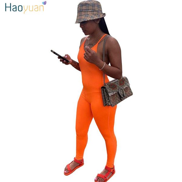 haoyuan plus size spaghetti strap backless rompers womens jumpsuit summer clothes one piece club outfits bodycon jumpsuit, Black;white
haoyuan plus size spaghetti strap backless rompers womens jumpsuit summer clothes one piece club outfits bodycon jumpsuit, Black;white