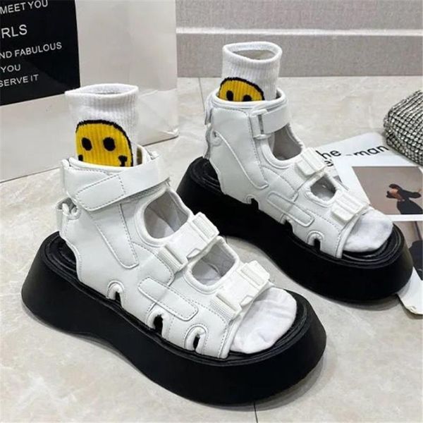 sandals thick-soled ladies summer roman shoe increase the height of open-toed high gang women sandalias de mujer, Black
sandals thick-soled ladies summer roman shoe increase the height of open-toed high gang women sandalias de mujer, Black