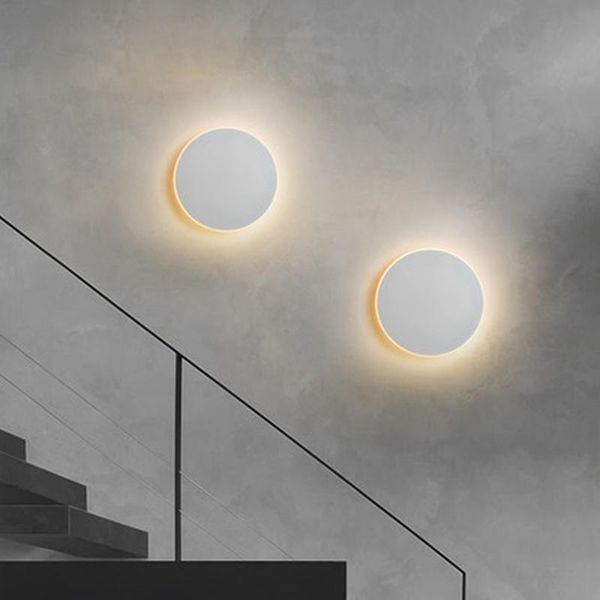 modern led living room wall lights for bedroom bedside decoration lamp aisle corridor round sconces home fixtures
modern led living room wall lights for bedroom bedside decoration lamp aisle corridor round sconces home fixtures